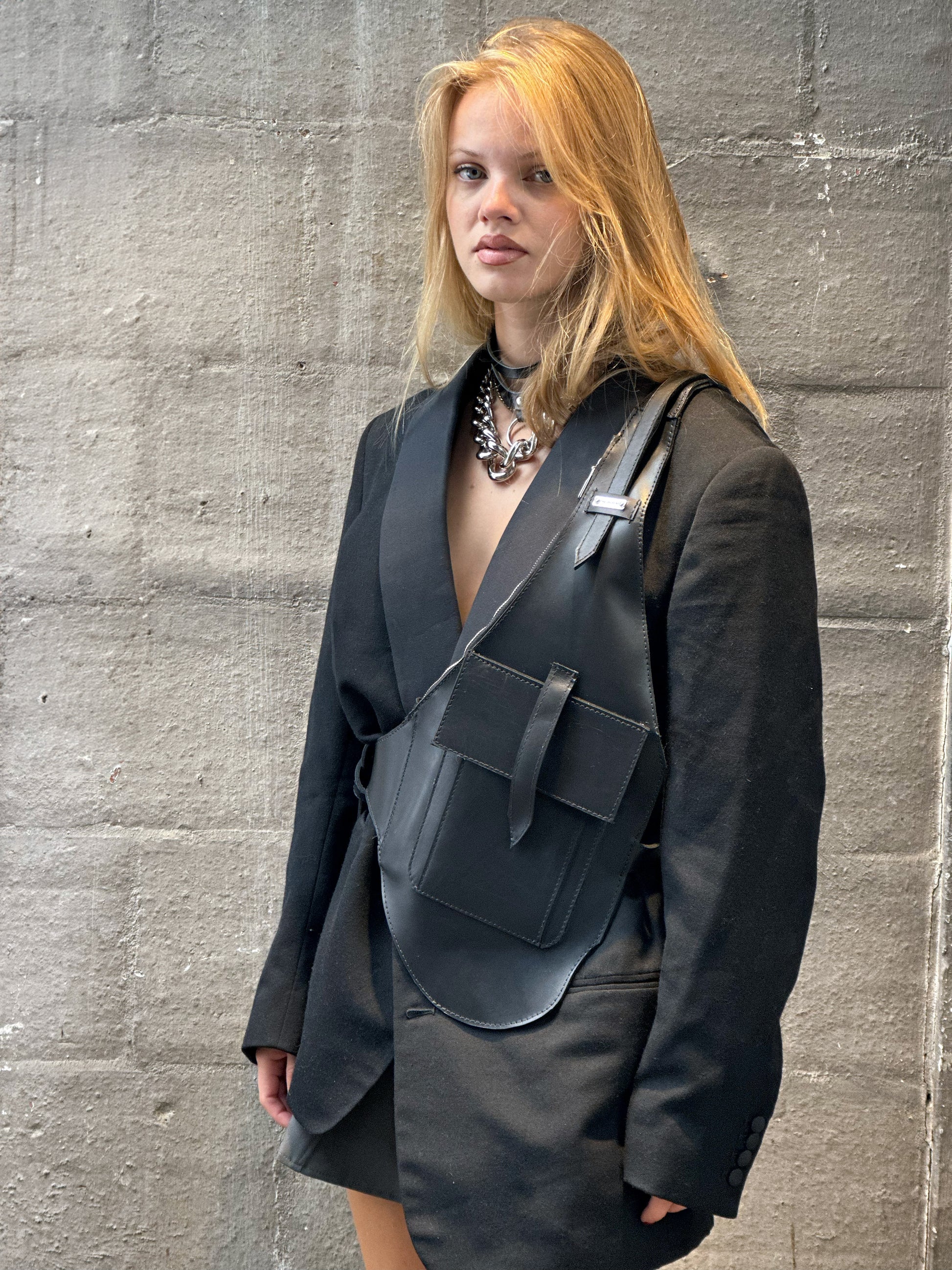 Leather Bag "IBI" - The Loussine