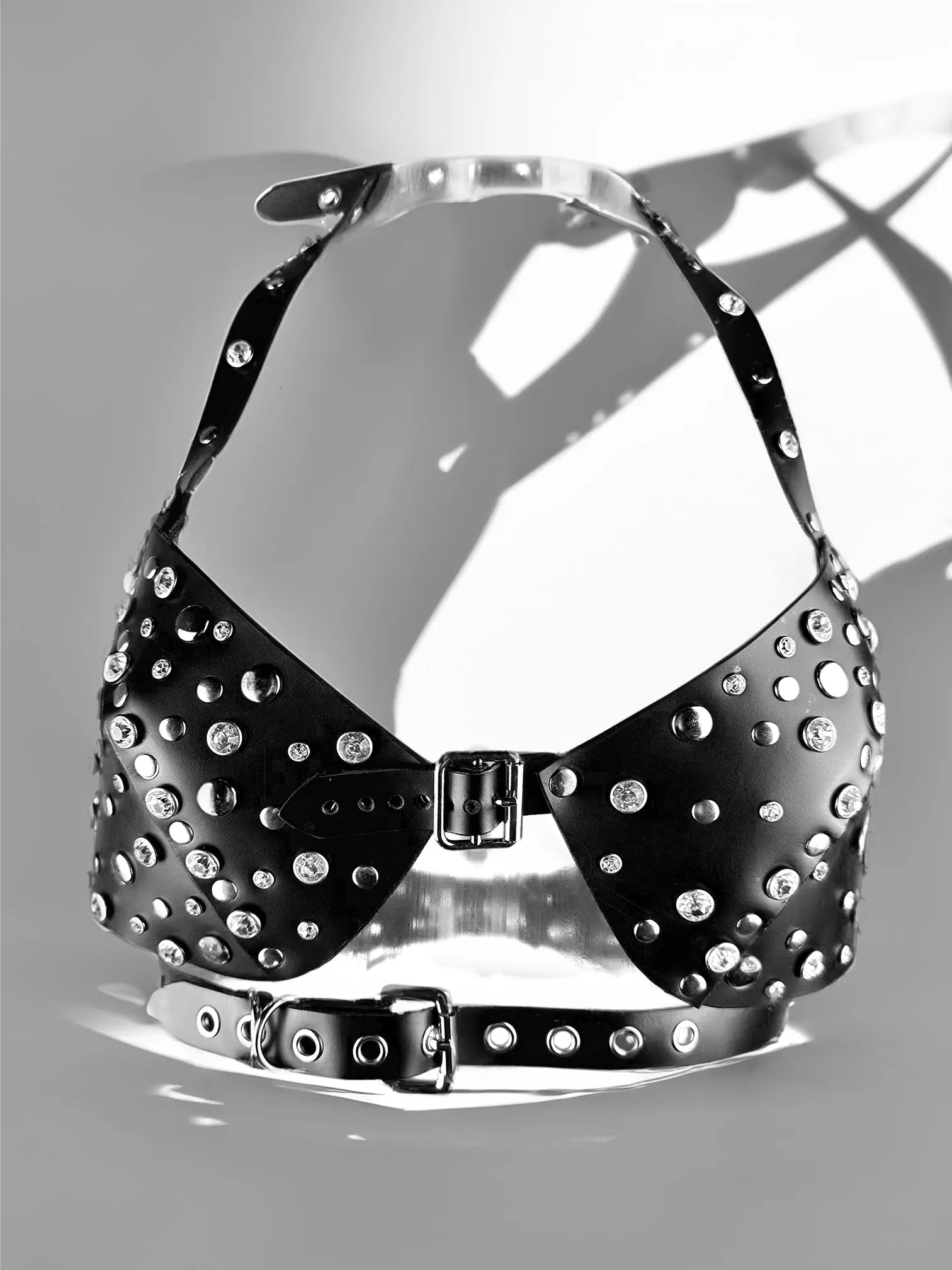 Leather Bra "Asto" - The Loussine