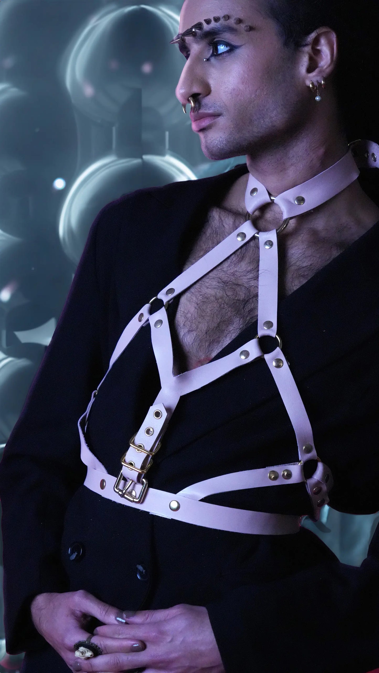 Leather Harness "Gaea" - The Loussine