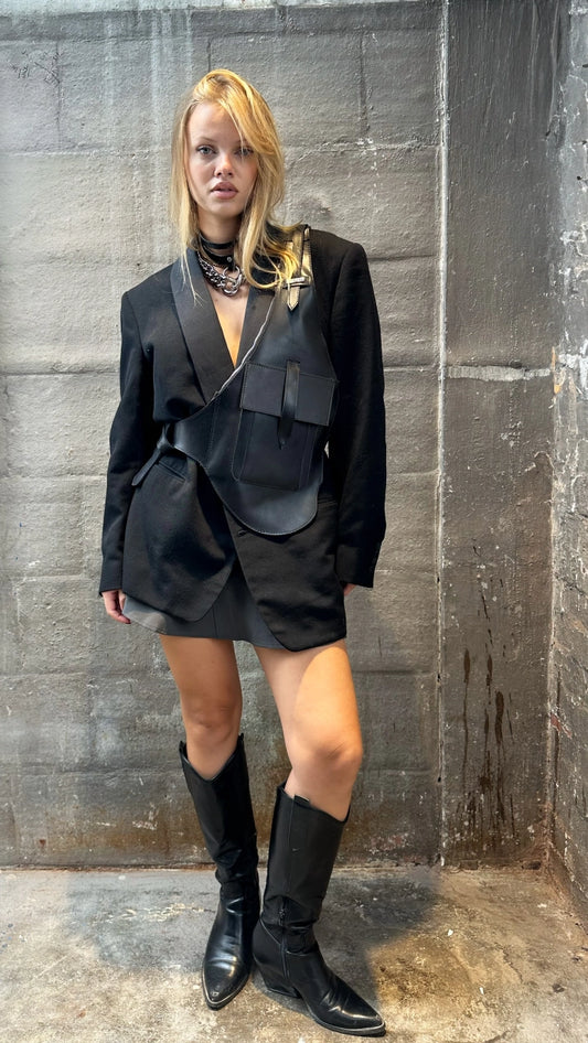 Leather Bag "IBI" - The Loussine