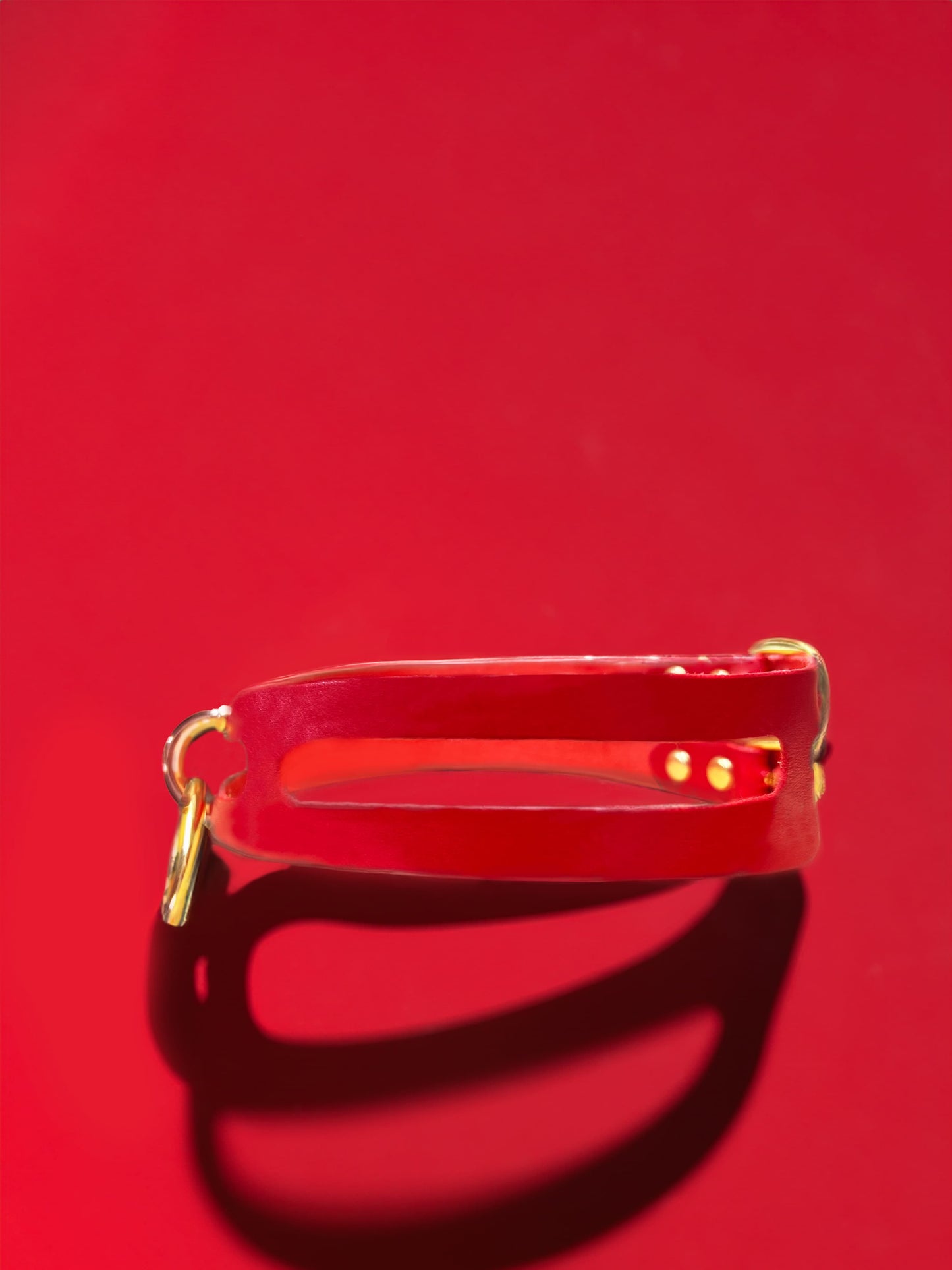 Leather Choker "Ana" - The Loussine