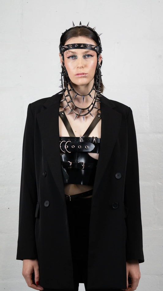 Leather Head Harness "Zess" - The Loussine