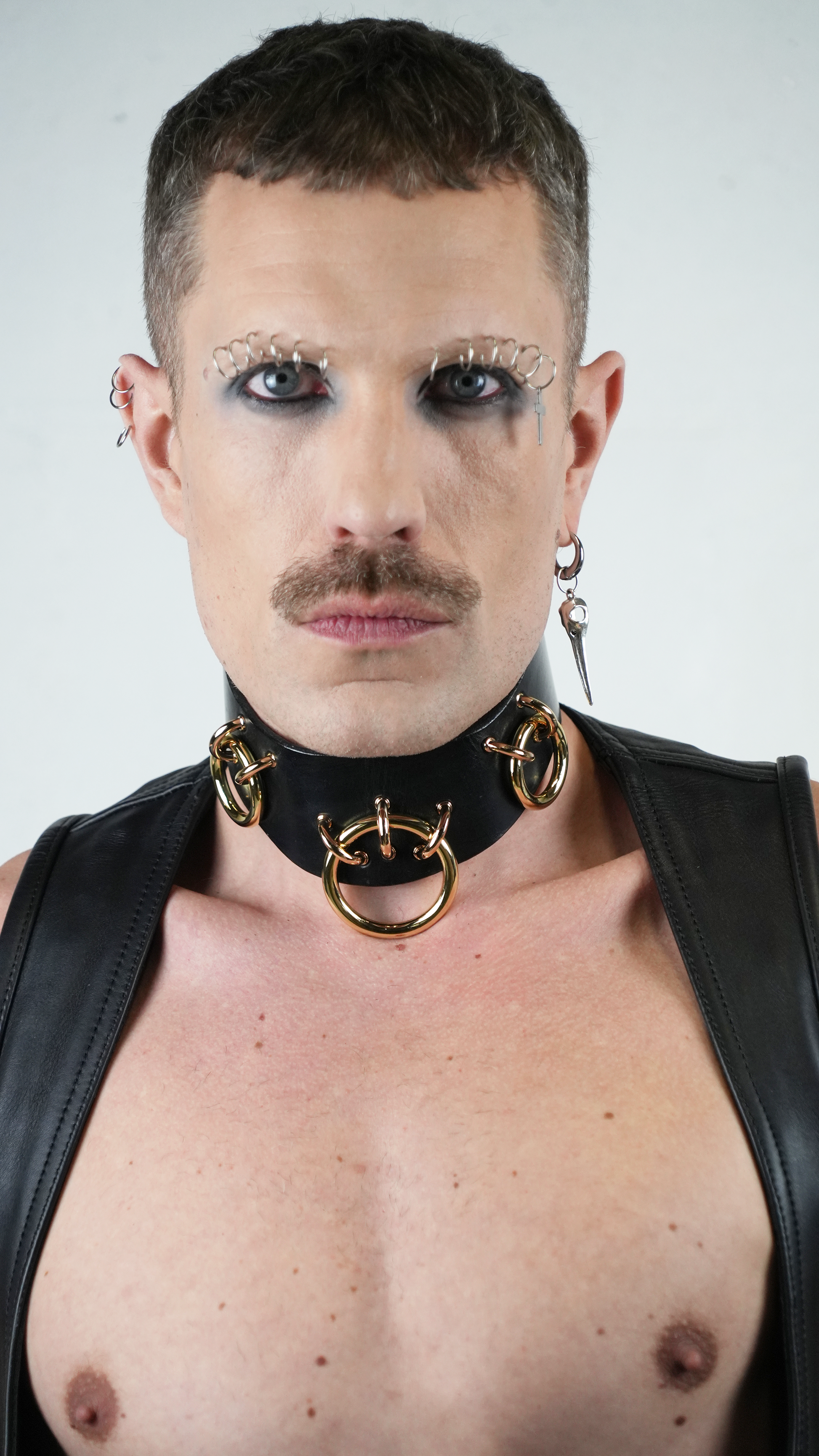Leather Choker Threnody - The Loussine