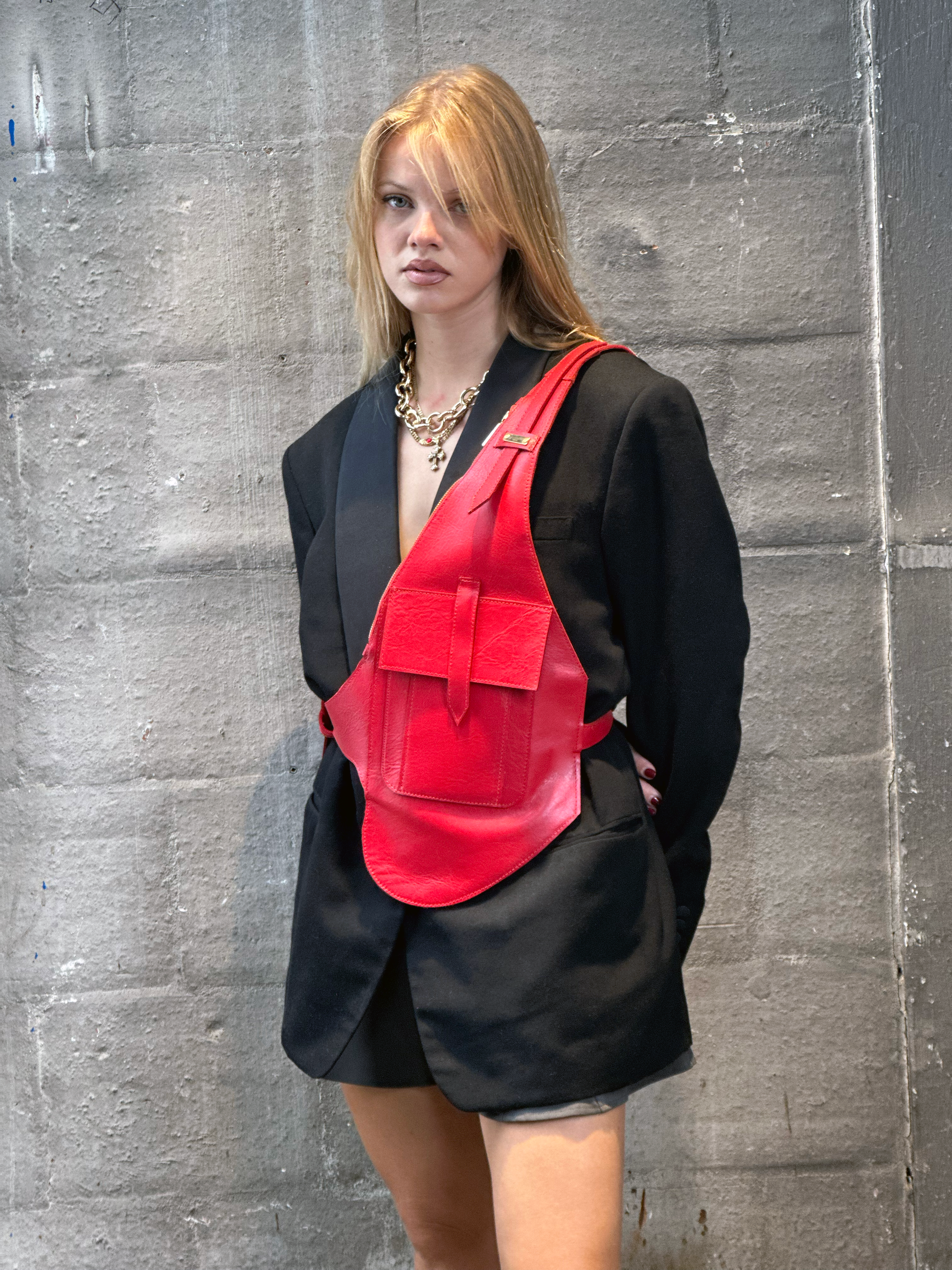 Leather Bag "IBI" - The Loussine