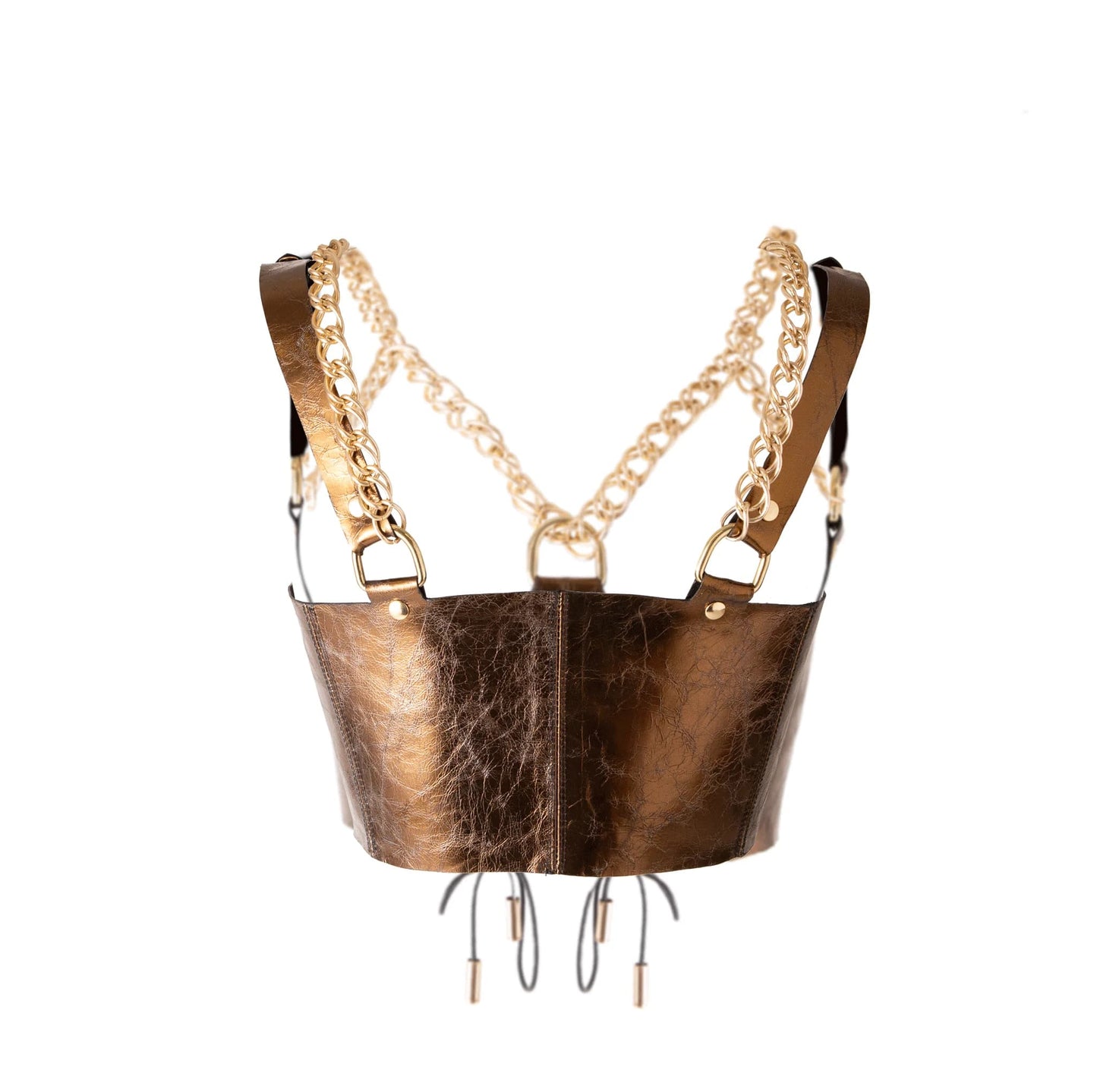 Leather Corset "ORO" - The Loussine