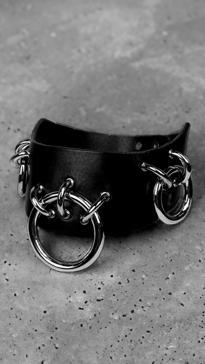 Leather Choker Threnody - The Loussine