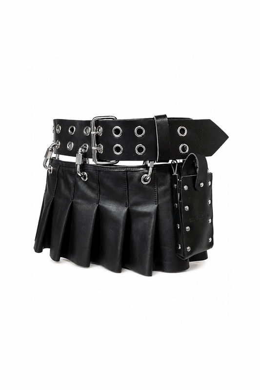 Leather Skirt "Apex"