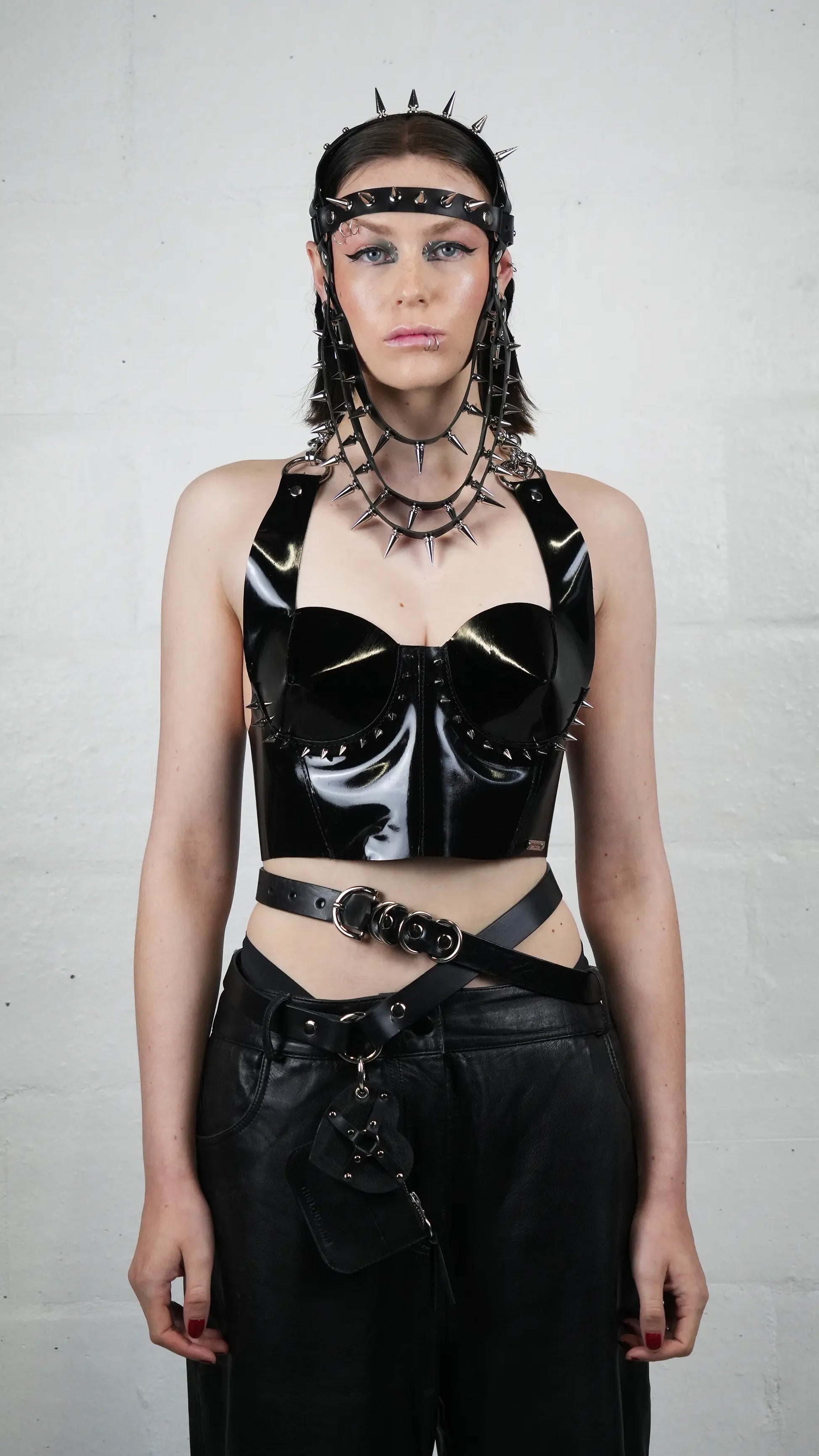 Leather Corset "Ela" - The Loussine