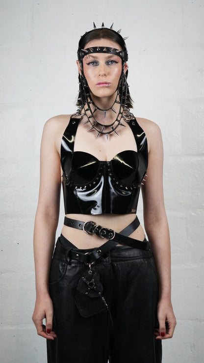 Leather Corset "Ela" - The Loussine
