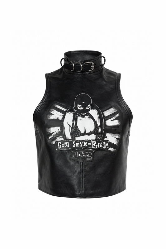 Leather Top "Freak"