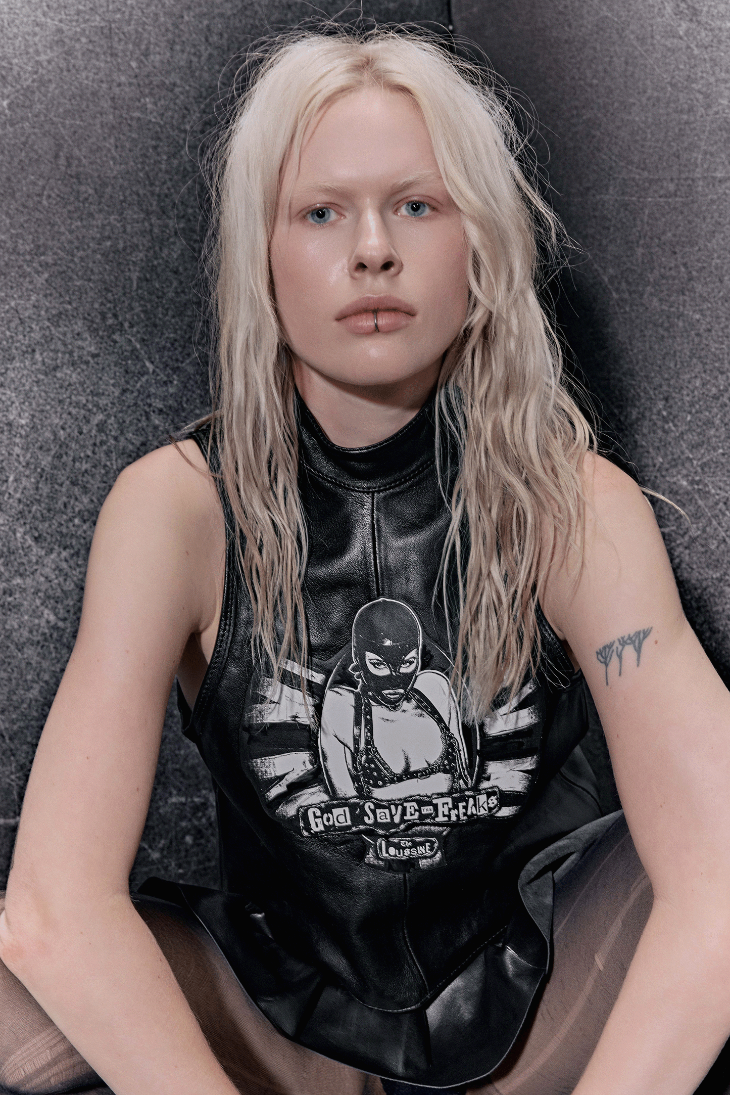 Leather Top "Freak"
