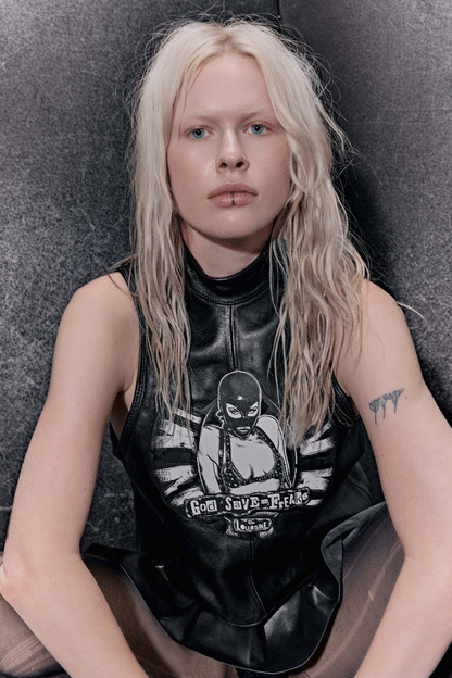 Leather Top "Freak"