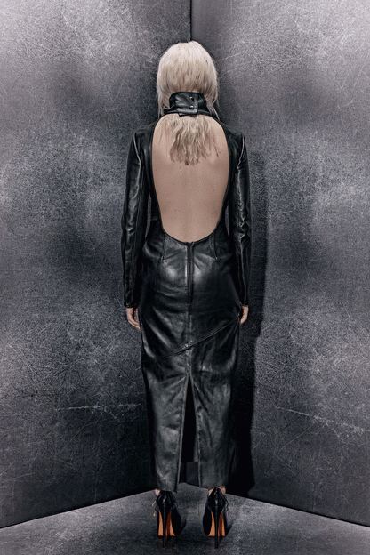 Leather Dress "Roxane"