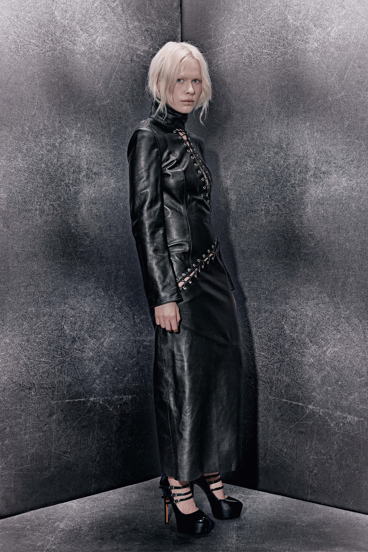 Leather Dress "Roxane"