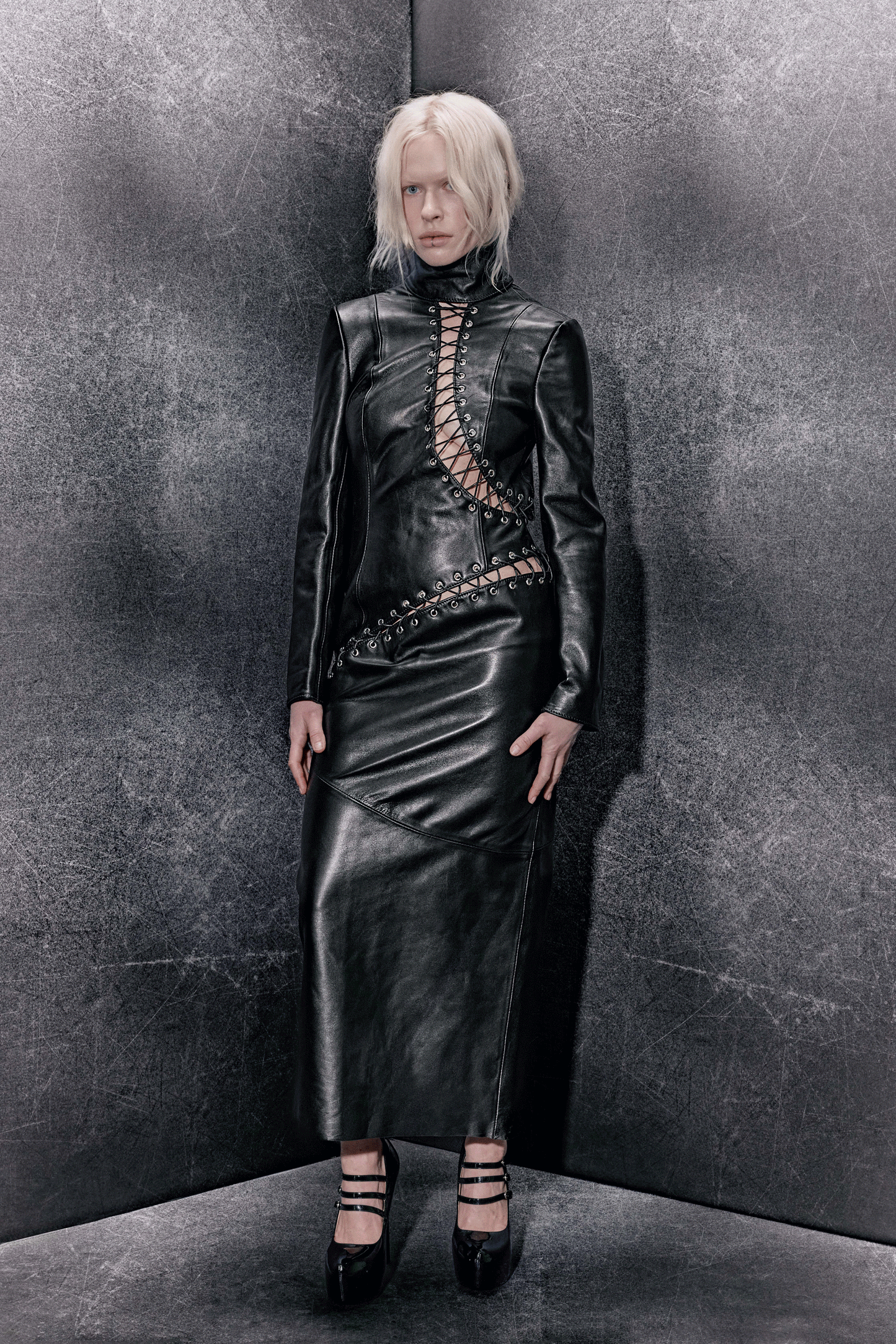 Leather Dress "Roxane"