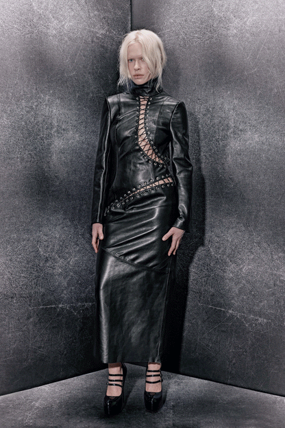 Leather Dress "Roxane"